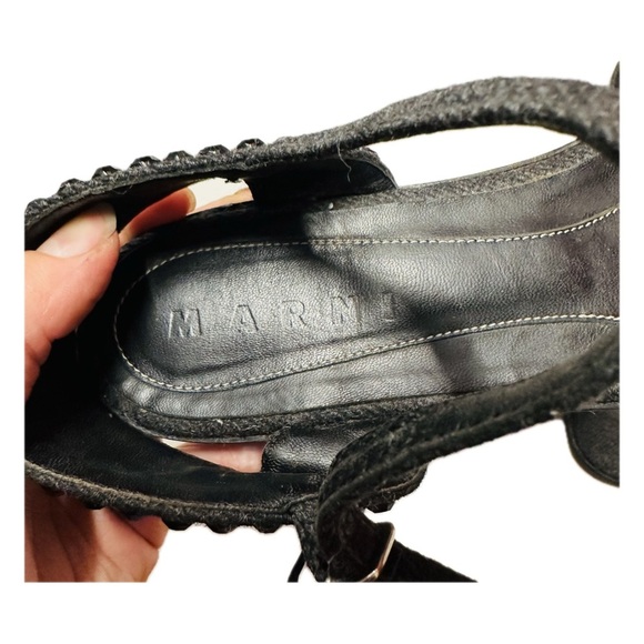 Marni Black Studded Sandals 40 - Picture 2 of 3